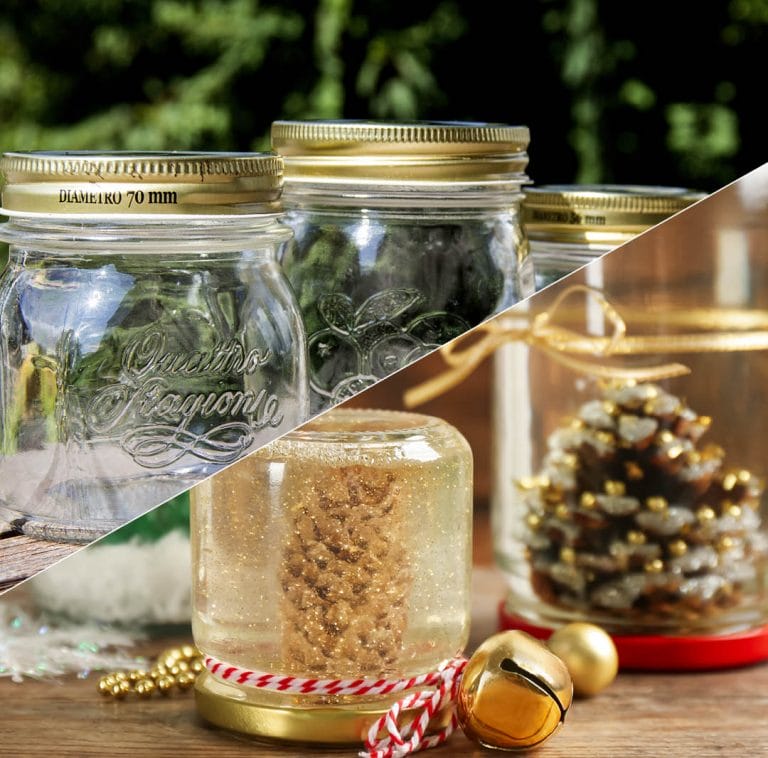 Boule à neige en verre recyclé