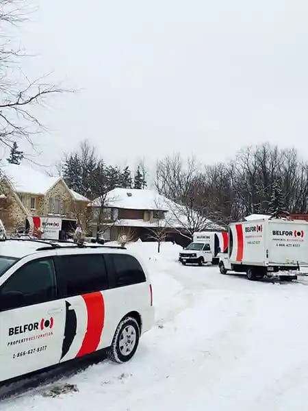 BELFOR Canada residential storm damage response