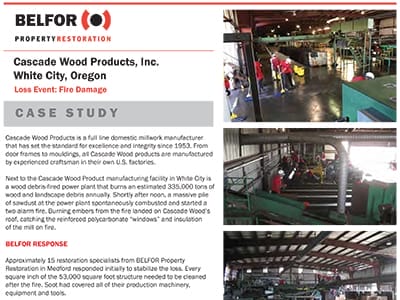 CASCADE WOOD PRODUCTS