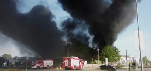 Incendio – Industria produzione gomma (PV)