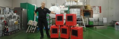 BELFOR’s New Dehumidifiers Arrive in Japan