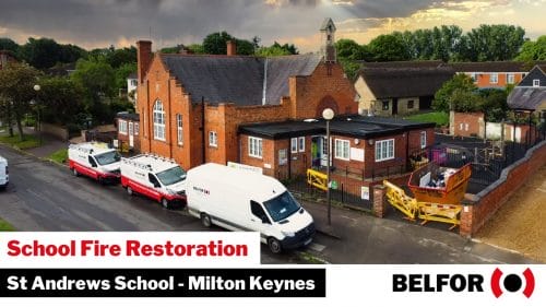 BELFOR UK - School Fire Restoration