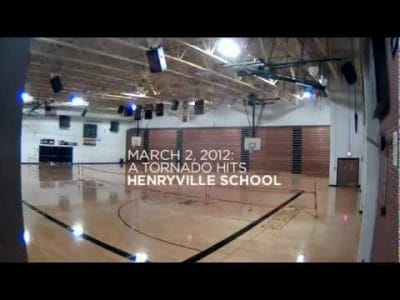 Restoring Memories - Image of School Gymnasium Before Tornado strike