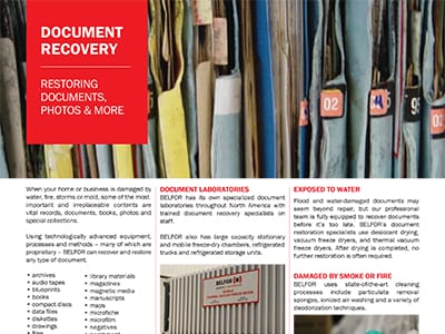 DOCUMENT & MEDIA RECOVERY