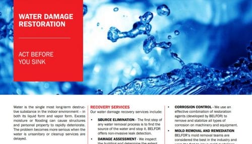 Water Damage Recovery Services