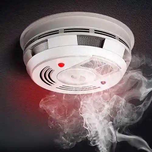 A smoke detector